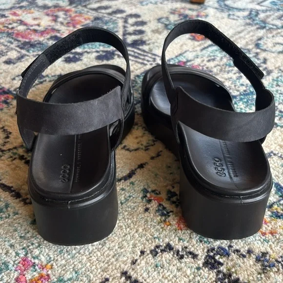 Ecco Flowt Wedge LX Black - Picture 4 of 10